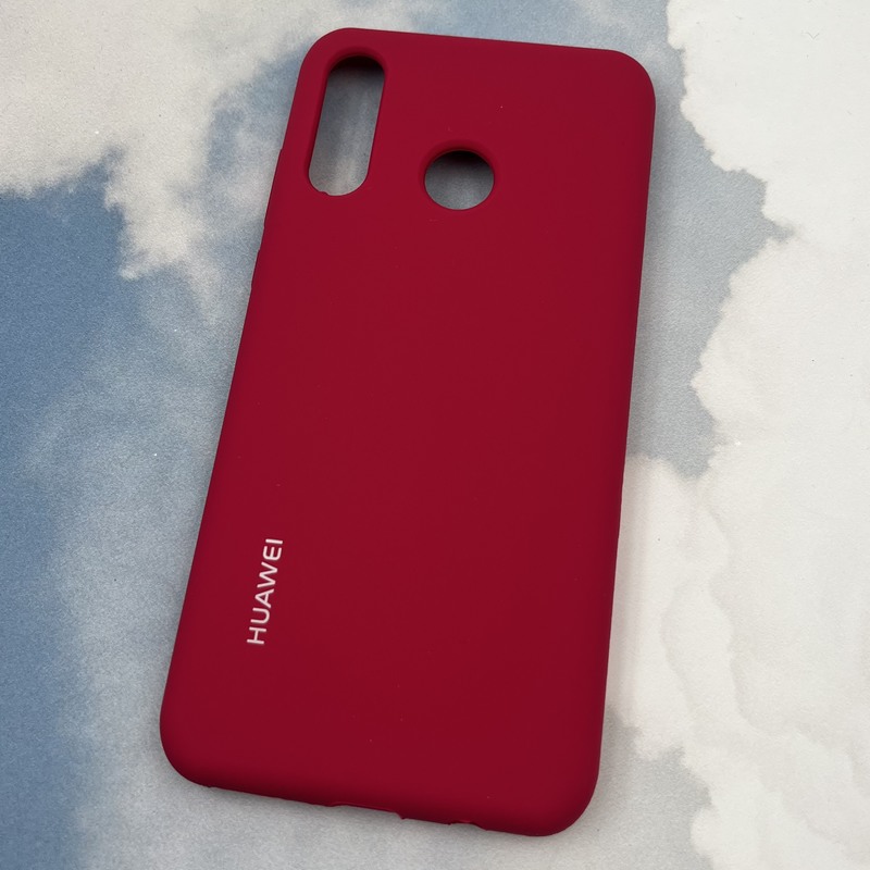 قاب گوشی Huawei P30 Lite هوآوی سیلیکونی پاک کنی اورجینال داخل پارچه ای رنگ آلبالویی کد 76995 - Image 2