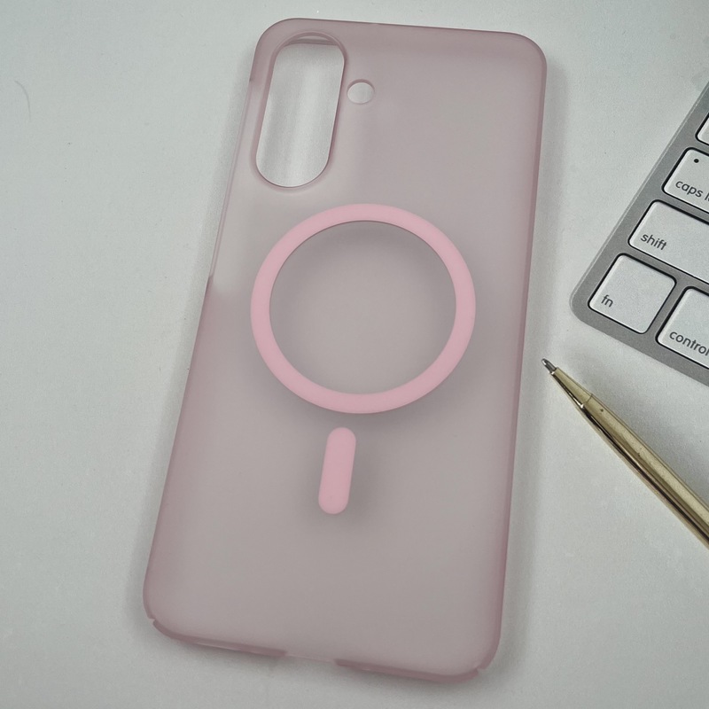 قاب گوشی Galaxy A26 سامسونگ PC Case مات اورجینال مگ سیف دار Magsafe لوکس صورتی کد 77396 - Image 2