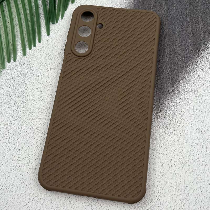قاب گوشی Galaxy A16 سامسونگ Hatching Case سیلیکونی طرح هاشور ایربگ دار محافظ لنز دار صحرایی کد 78965 - Image 2