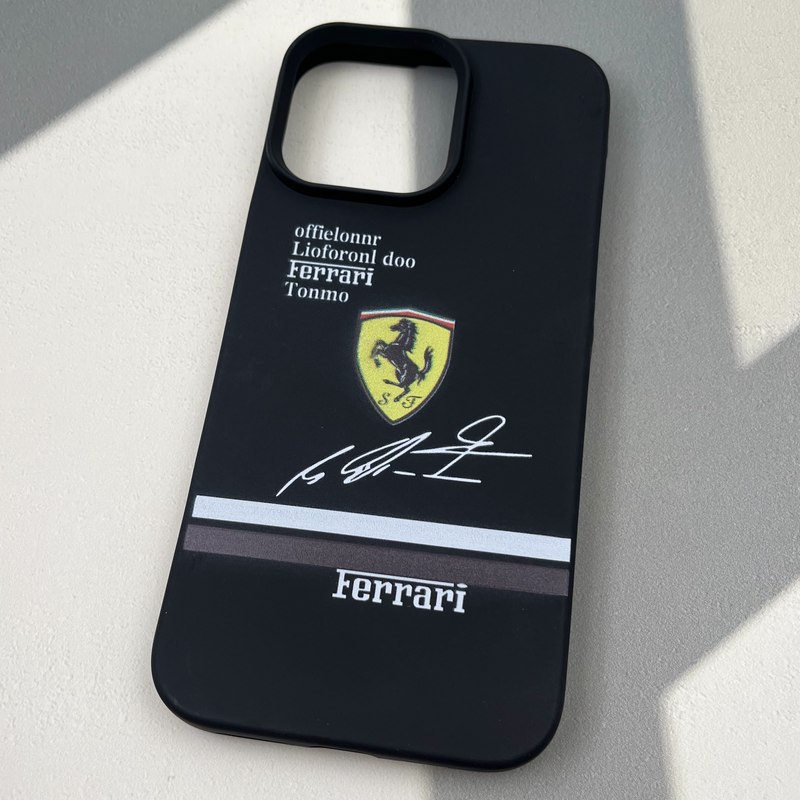 قاب گوشی iPhone 16 Pro Max آیفون Silicon Case سیلیکونی لنز برجسته طرح Ferrari کد 79629 - Image 2
