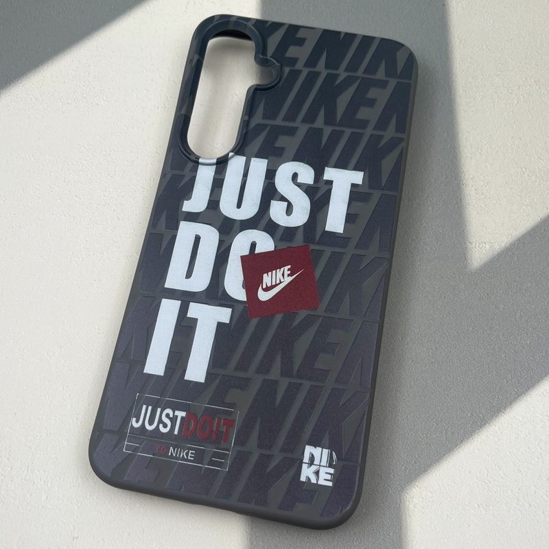 قاب گوشی Galaxy A35 سامسونگ Silicon Case سیلیکونی لنز برجسته طرح Nike تیتانیوم کد 80084 - Image 2