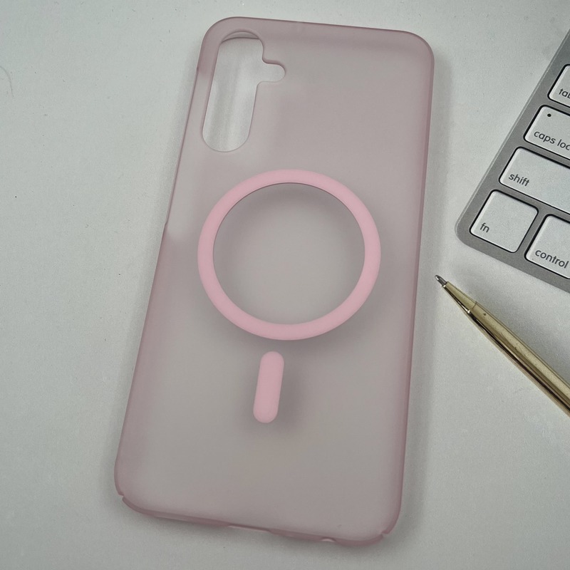 قاب گوشی Galaxy A25 سامسونگ PC Case مات اورجینال مگ سیف دار Magsafe لوکس صورتی کد 81367 - Image 2