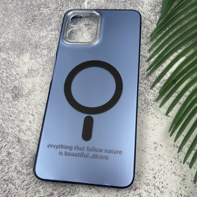 قاب گوشی Galaxy A06 سامسونگ So Cool اورجینال طرح مگ سیف Magsafe اسپرت محافظ لنز دار آبی کد 83582 - Image 2