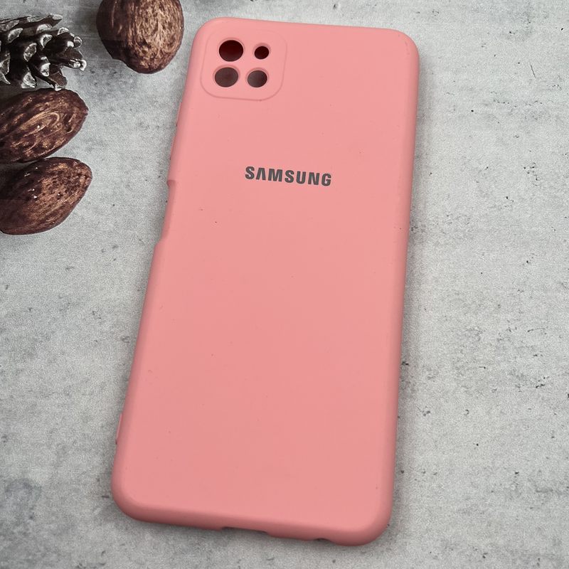 قاب گوشی Galaxy A22 5G سامسونگ سیلیکونی های کپی محافظ لنز دار گلبهی کد 87824 - Image 2