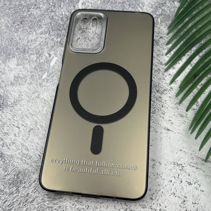 قاب گوشی Poco M3 Pro / Redmi Note 10 5G / Redmi Note 11 SE شیائومی So Cool اورجینال طرح مگ سیف Magsafe اسپرت محافظ لنز دار کرومی کد 87851 - Image 2