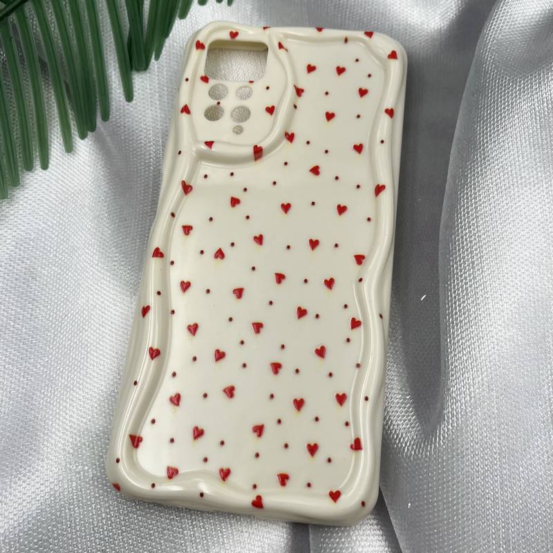 قاب گوشی Redmi Note 11 Pro / Redmi Note 12 Pro 4G شیائومی Solid Case منحنی محافظ لنز دار دور ایربگ طرح قلبی کد 90779 - Image 2