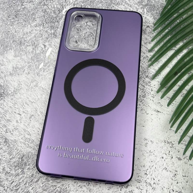 قاب گوشی Galaxy A32 4G سامسونگ So Cool اورجینال طرح مگ سیف Magsafe اسپرت محافظ لنز دار بنفش کد 90845 - Image 2