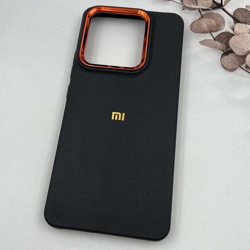 قاب گوشی Redmi Note 14 4G شیائومی Copper Lense سیلیکونی لنز متال لوگو برجسته مشکی کد 91755 - Image 2