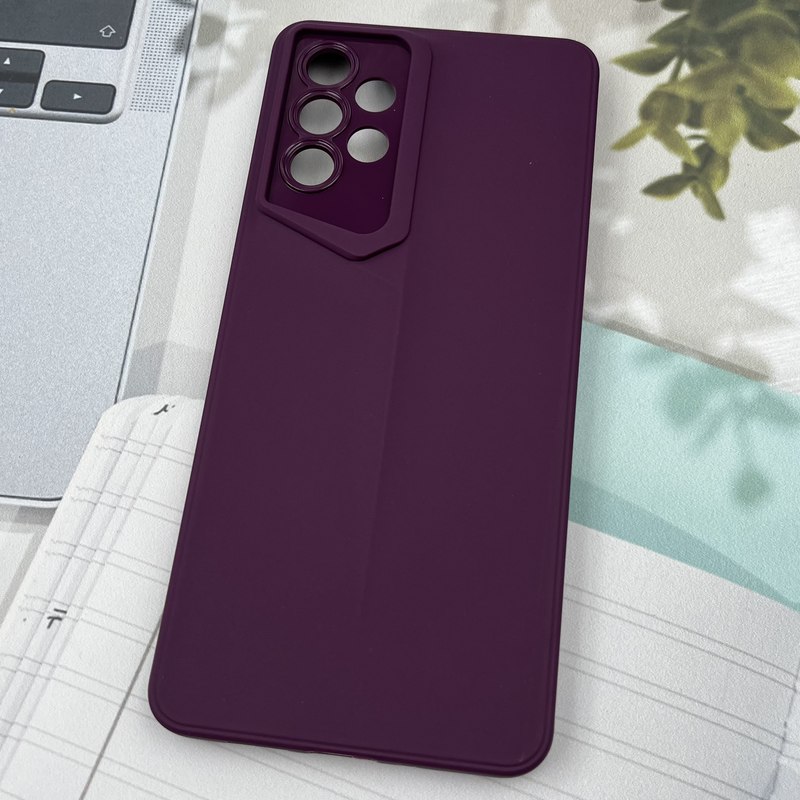 قاب گوشی Galaxy A73 سامسونگ New Sport Design برجسته محافظ لنزدار بنفش کد 92547 - Image 2