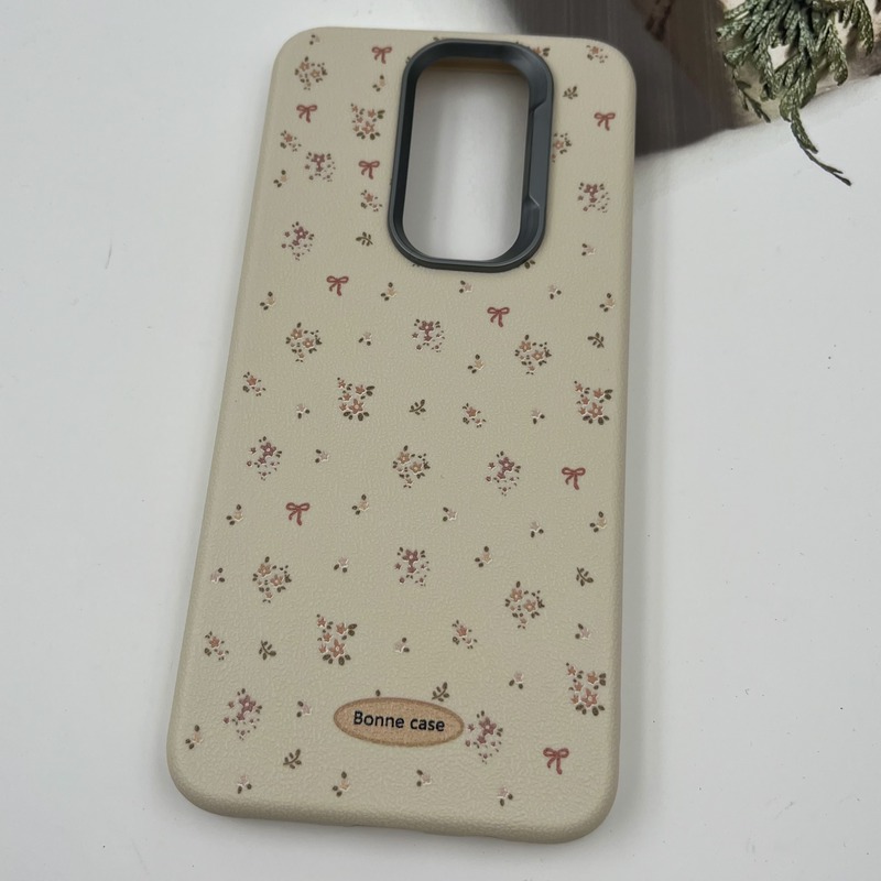 قاب گوشی Redmi Note 8 Pro شیائومی Bonne Case سیلیکونی طرح گل رز کرم لنز کروم برجسته کد 92581 - Image 2