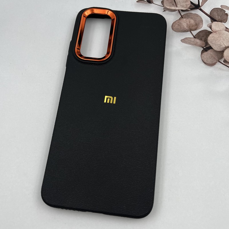 قاب گوشی Redmi Note 11 4G / Redmi Note 11S شیائومی Copper Lense سیلیکونی لنز متال لوگو برجسته مشکی کد 92898 - Image 2