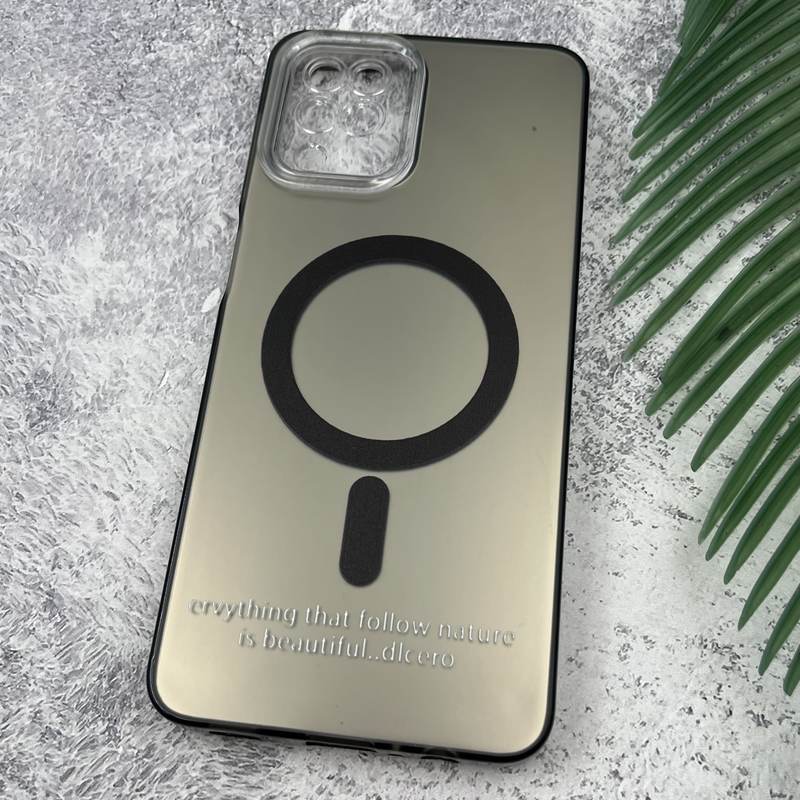قاب گوشی Galaxy A12 / Galaxy M12 سامسونگ So Cool اورجینال طرح مگ سیف Magsafe اسپرت محافظ لنز دار کرومی کد 95079 - Image 2