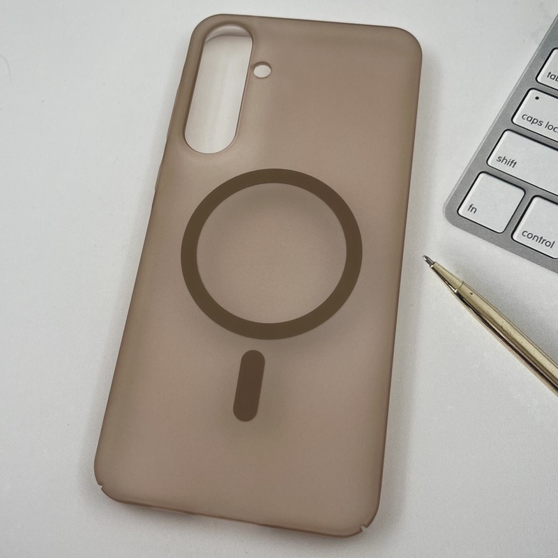 قاب گوشی Galaxy A55 سامسونگ PC Case مات اورجینال مگ سیف دار Magsafe لوکس صحرایی کد 97594 - Image 2