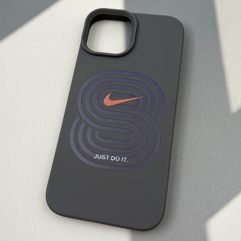 قاب گوشی iPhone 15 آیفون Silicon Case سیلیکونی لنز برجسته طرح Just do it کد 98277 - Image 2