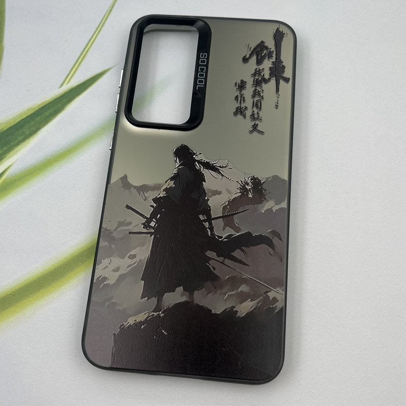 قاب گوشی Galaxy S24 FE سامسونگ So Cool اورجینال لنز برجسته کرومی طرح انیمه سامورایی کد 15850 - Image 2
