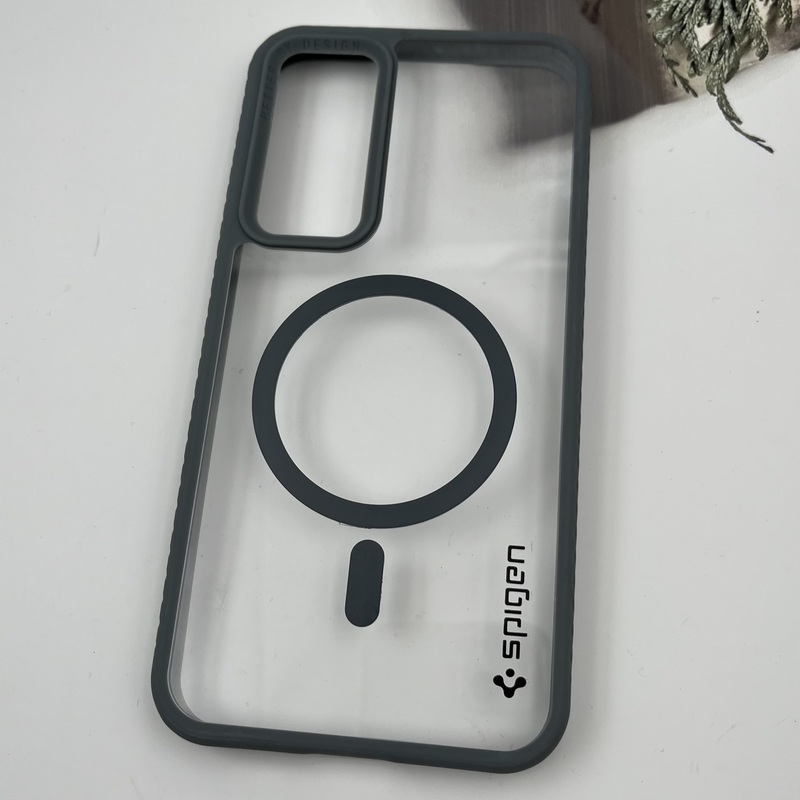 قاب گوشی Galaxy S23 FE سامسونگ اورجینال Spigen شفاف مگ سیف Better By Design MagSafe اورجینال تیتانیوم کد 16660 - Image 2
