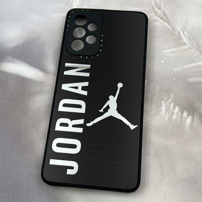 قاب گوشی Galaxy A73 سامسونگ Casetify آینه ای محافظ لنز دار طرح Jordan مشکی کد 17283 - Image 2