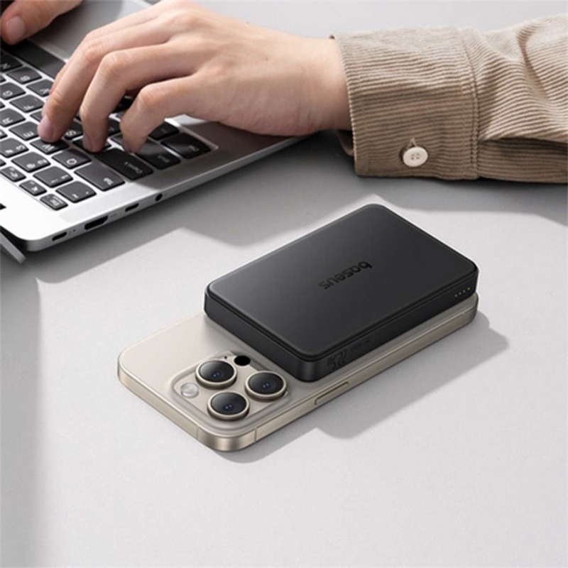 پاوربانک فست شارژ 10000mAh 22.5W برند Baseus مدل Airpow II PPWPQ10-20 مشکی MNG کد 24313 - Image 8