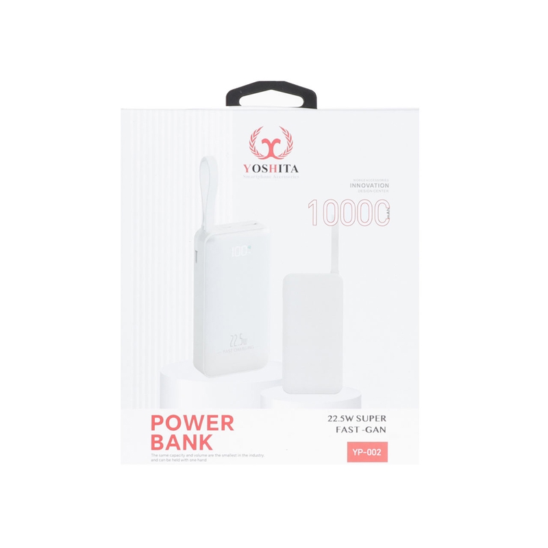 پاوربانک سوپر فست شارژ 10000mAh 22.5W برند Yoshita مدل YP-002 آبی MNG کد 25437 - Image 7