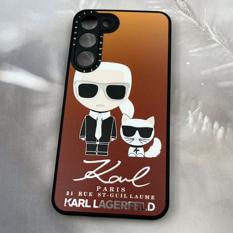 قاب گوشی Galaxy S23 Plus سامسونگ Casetify آینه ای محافظ لنز دار طرح Karl کد 27123 - Image 2