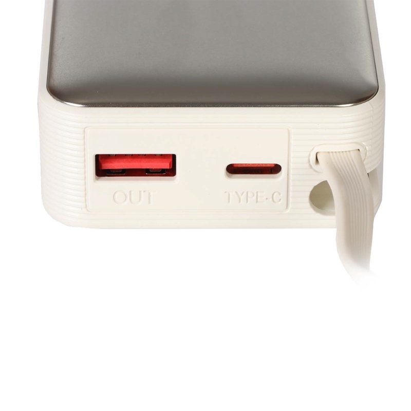 پاوربانک سوپر فست شارژ 10000mAh 22.5W برند Yoshita مدل YP-002 سفید MNG کد 28530 - Image 3