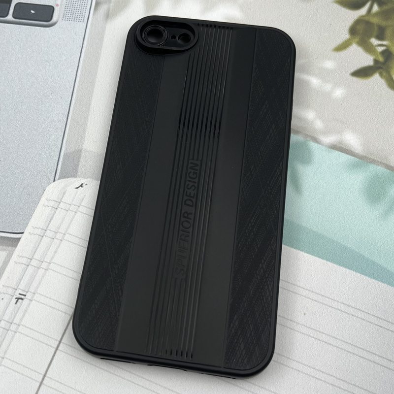 قاب گوشی iPhone 7 / iPhone 8 / iPhone SE 2020 / iPhone SE 2022 آیفون SPUERIOR سیلیکونی طرح Sport برجسته محافظ لنز دار مشکی کد 30994 - Image 2