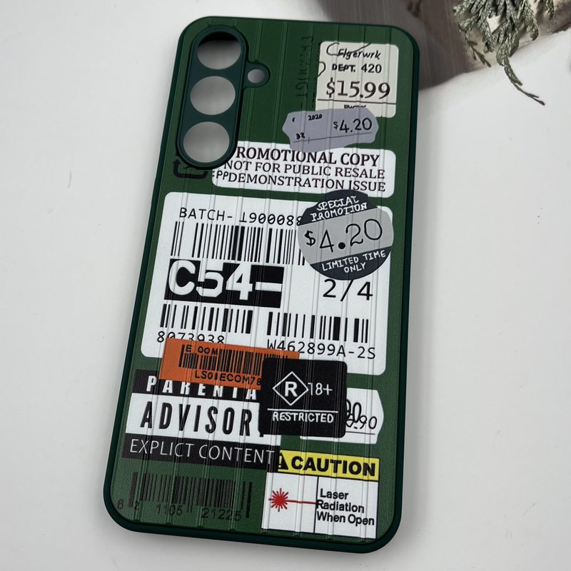 قاب گوشی Galaxy A35 سامسونگ کرکره ای دور سیلیکونی برجسته طرح فانتزی محافظ لنز دار کد 31052 - Image 2