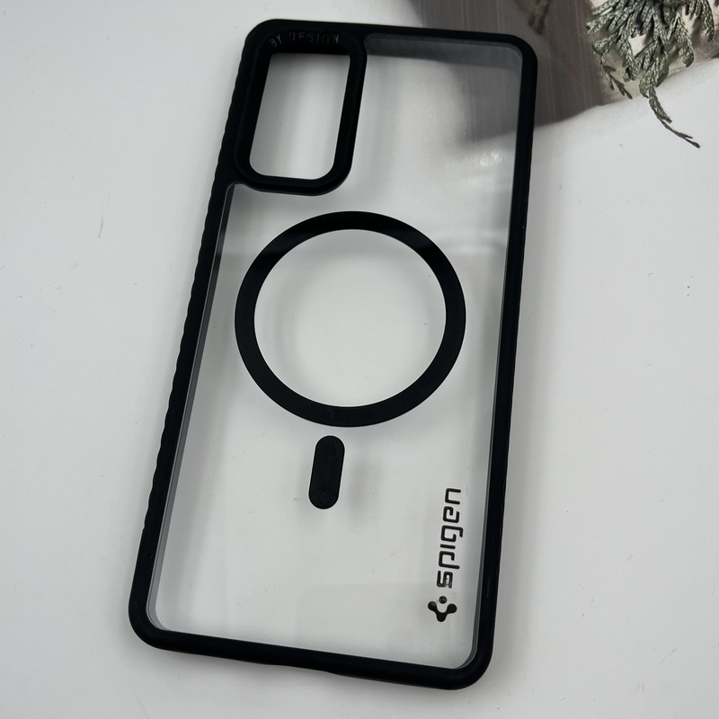 قاب گوشی Galaxy S20 FE سامسونگ اورجینال Spigen شفاف مگ سیف Better By Design MagSafe اورجینال مشکی کد 34642 - Image 2