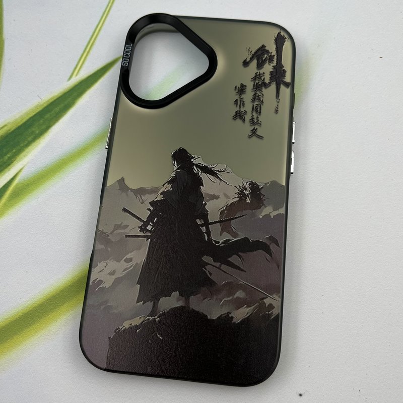 قاب گوشی iPhone 16 آیفون So Cool اورجینال لنز برجسته کرومی طرح انیمه سامورایی کد 38786 - Image 2
