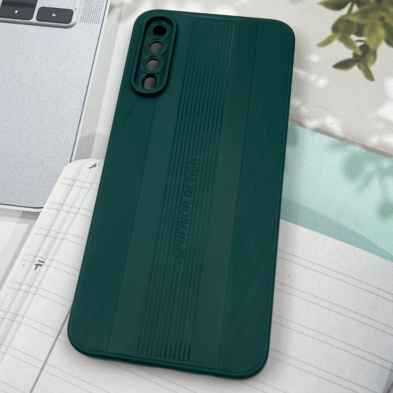 قاب گوشی Galaxy A30S / Galaxy A50S / Galaxy A50 سامسونگ SPUERIOR سیلیکونی طرح Sport برجسته محافظ لنز دار سبز کد 39616 - Image 2