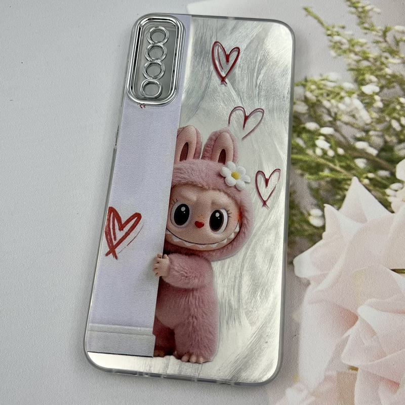 قاب گوشی Galaxy A30S / Galaxy A50S / Galaxy A50 سامسونگ Brush Case لنز Silver نقره ای طرح لبوبو ایربگ دار کد 39668 - Image 2