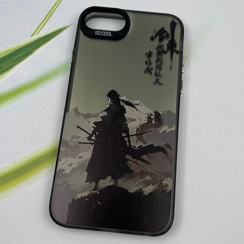 قاب گوشی iPhone 6 / iPhone 6S آیفون So Cool اورجینال لنز برجسته کرومی طرح انیمه سامورایی کد 44713 - Image 2