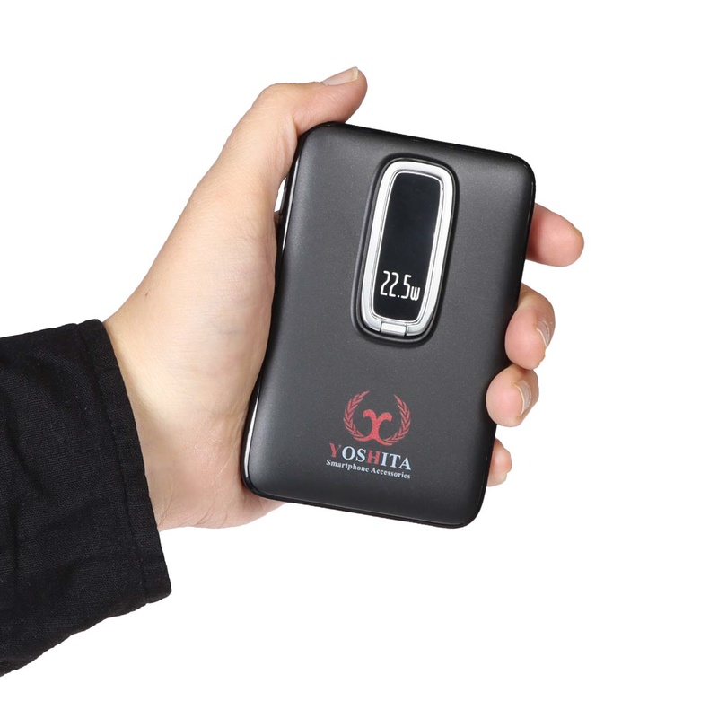 پاوربانک سوپر فست شارژ 10000mAh 22.5W برند Yoshita مدل YP-007 مشکی MNG کد 45592 - Image 2