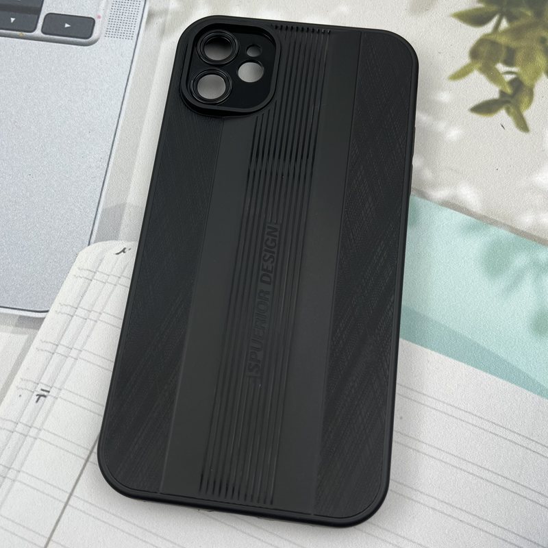 قاب گوشی iPhone 11 آیفون SPUERIOR سیلیکونی طرح Sport برجسته محافظ لنز دار مشکی کد 46550 - Image 2