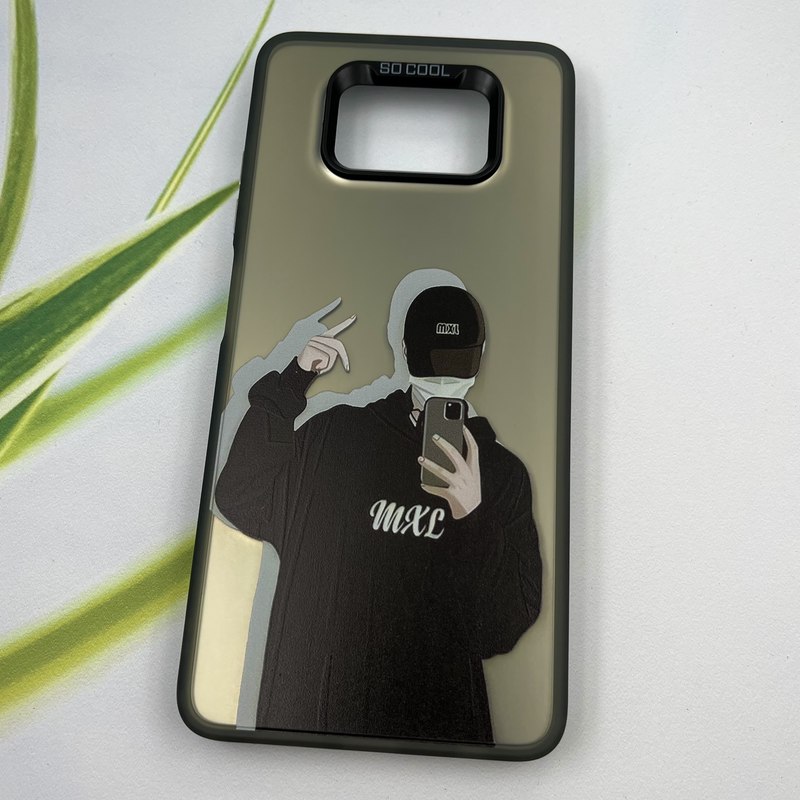 قاب گوشی Poco X3 / Poco X3 NFC / Poco X3 Pro شیائومی So Cool اورجینال لنز برجسته کرومی طرح MXL کد 47496 - Image 2