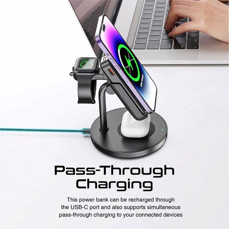 پاوربانک 10000mAh 20W برند Promate مدل RoverPack مشکی MNG کد 47948 - Image 7