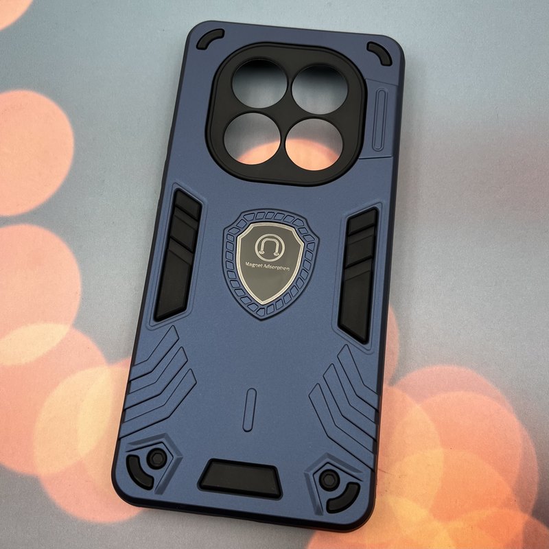 قاب گوشی Redmi Note 14 Pro 5G / Redmi Note 14 Pro Plus 5G / Poco X7 5G شیائومی بتمن ضد ضربه لیزری محافظ لنز دار سرمه ای کد 49520 - Image 2