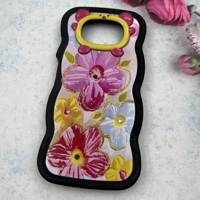 قاب گوشی Poco X3 / Poco X3 NFC / Poco X3 Pro شیائومی سیلیکونی Flower Case طرح گل نگین برجسته ایربگ دار کد 51336 - Image 2