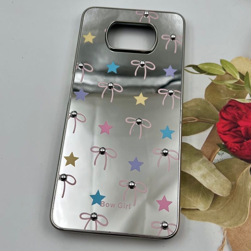 قاب گوشی Poco X3 / Poco X3 NFC / Poco X3 Pro شیائومی Mirror Case آینه ای مروارید برجسته طرح ستاره کد 52206 - Image 2