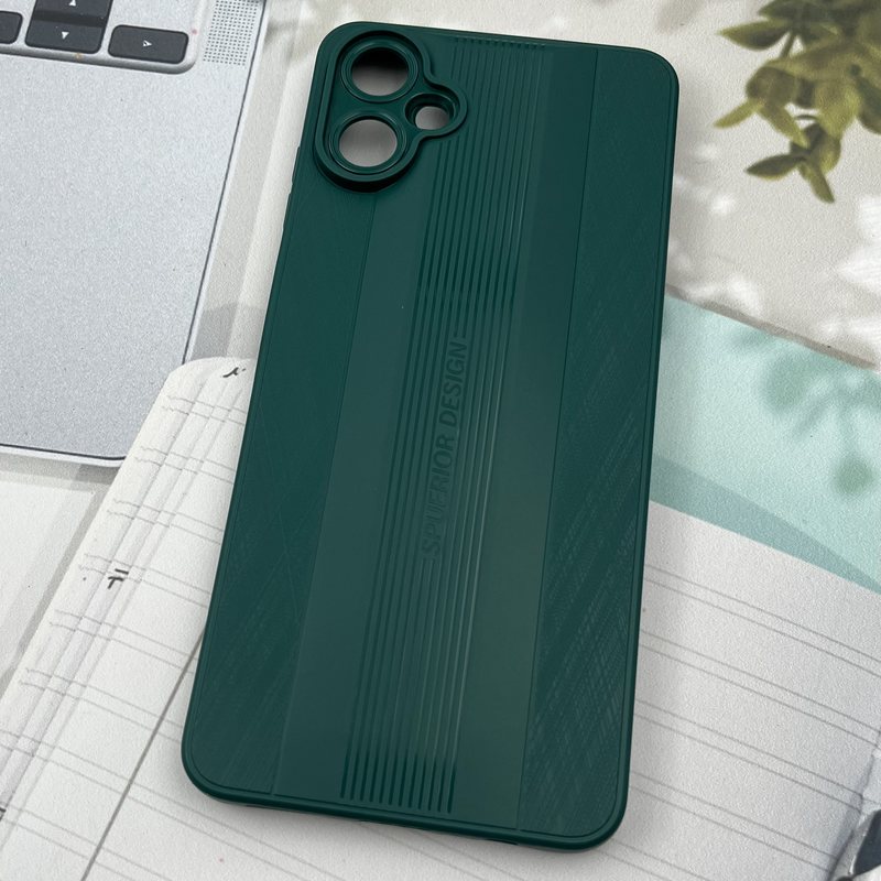 قاب گوشی Galaxy A06 سامسونگ SPUERIOR سیلیکونی طرح Sport برجسته محافظ لنز دار سبز کد 52221 - Image 2