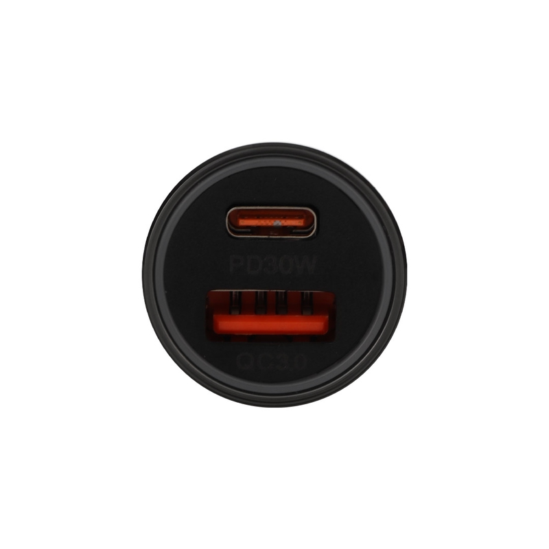 شارژر فندکی PD و فست 60W دو پورت برند JBQ اورجینال مدل Metal Shine C756962 به همراه کابل شارژ Type-C To Type-C مشکی MNG کد 52435 - Image 2