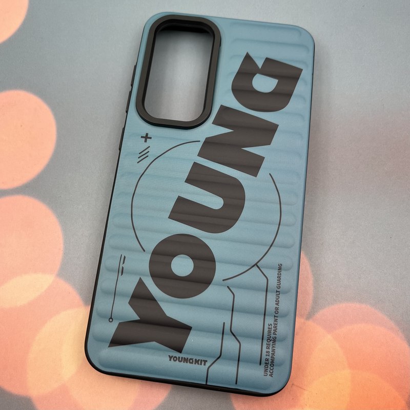قاب گوشی Galaxy S24 FE سامسونگ YOUNGKIT دور سیلیکونی لنز برجسته سبزآبی کد 53868 - Image 2
