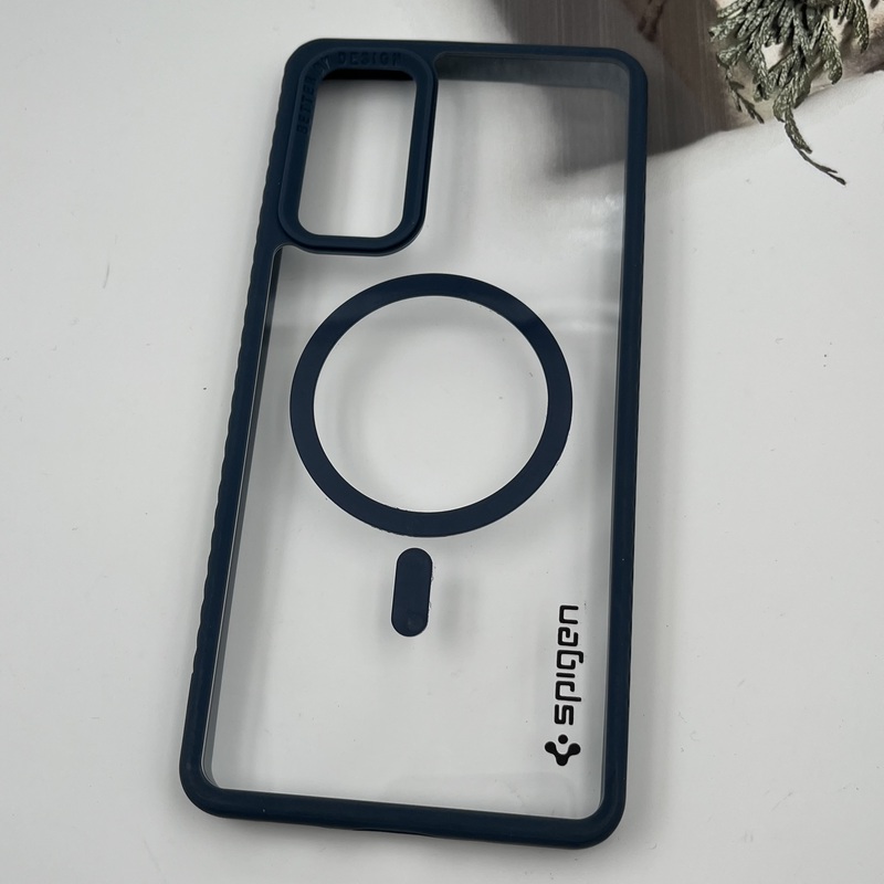 قاب گوشی Galaxy S20 FE سامسونگ اورجینال Spigen شفاف مگ سیف Better By Design MagSafe اورجینال سرمه ای کد 55224 - Image 2