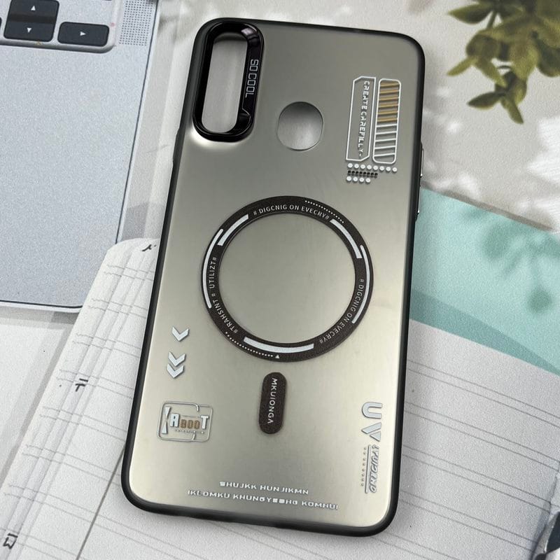 قاب گوشی Galaxy A20S سامسونگ So Cool اورجینال طرح مگ سیف Magsafe لنز متال RT کرومی کد 55630 - Image 2
