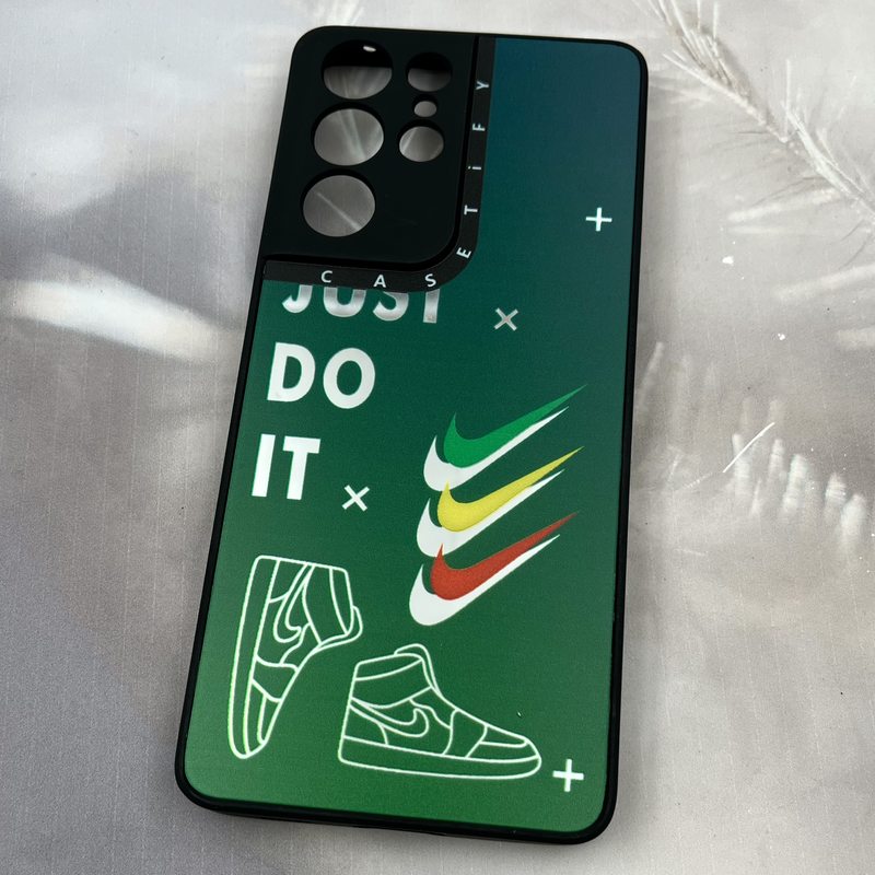 قاب گوشی Galaxy S21 Ultra سامسونگ Casetify آینه ای محافظ لنز دار طرح Just Do It کد 57123 - Image 2