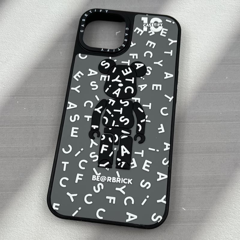 قاب گوشی iPhone 13 / iPhone 14 آیفون سیلیکونی CASETIFY طرح برجسته کاوز KAWS مشکی کد 58292 - Image 2
