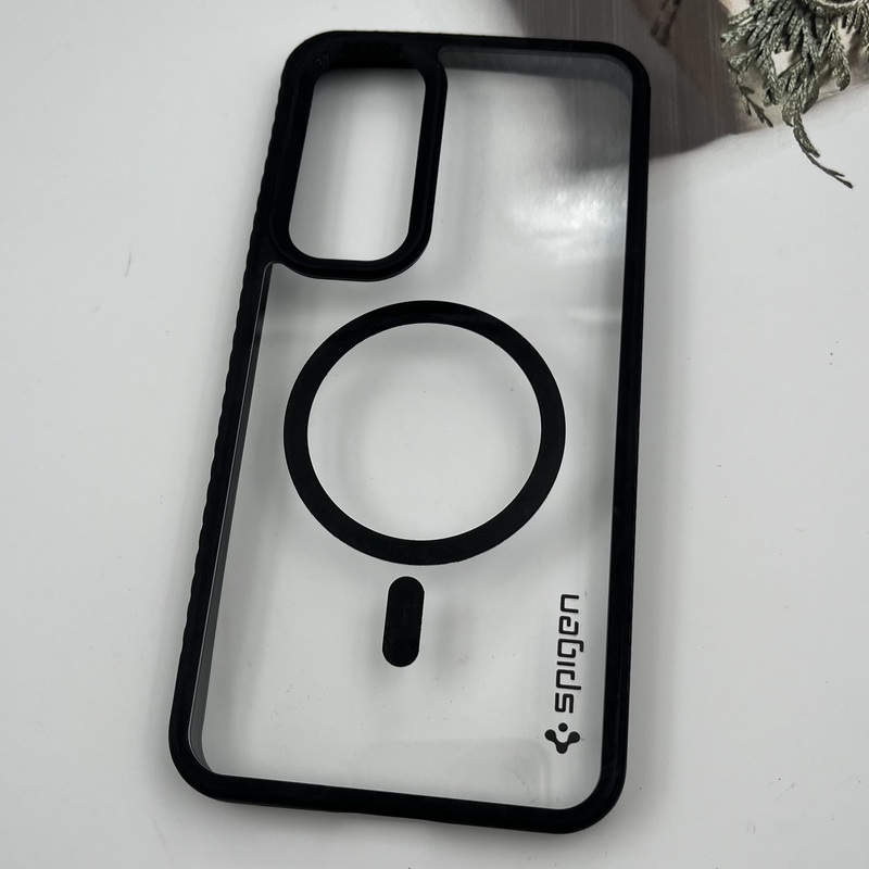 قاب گوشی Galaxy S24 FE سامسونگ اورجینال Spigen شفاف مگ سیف Better By Design MagSafe اورجینال مشکی کد 61194 - Image 2