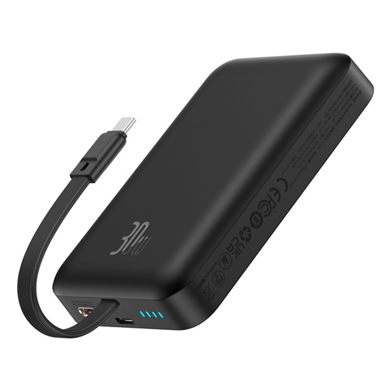پاوربانک فست شارژ 10000mAh 30W برند Baseus مدل PPCXM10T مشکی MNG کد 63983 - Image 2