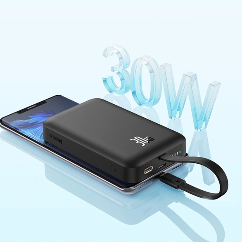 پاوربانک فست شارژ 10000mAh 30W برند Baseus مدل PPCXM10T مشکی MNG کد 63983 - Image 6