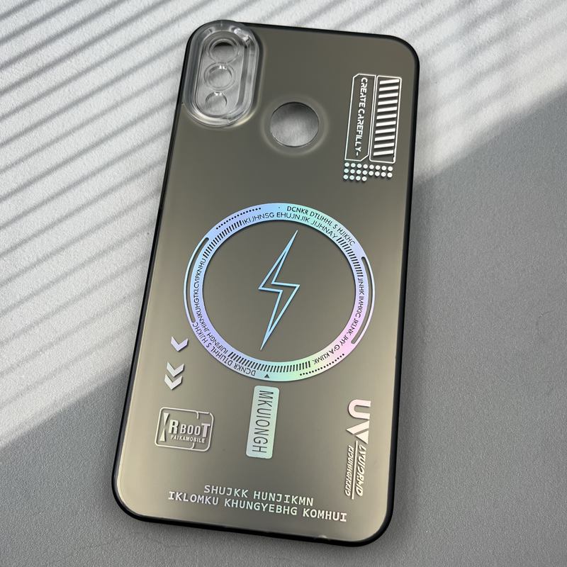 قاب گوشی Huawei Y9 2019 هوآوی RT CASE دور سیلیکونی طرح مگ سیف Magsafe محافظ لنز دار کرومی کد 64888 - Image 2